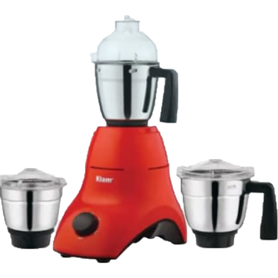 Kiam BL-1000 3 In 1 Mixer Grinder - 750 watt - 1.5 Liter - Silver and Red