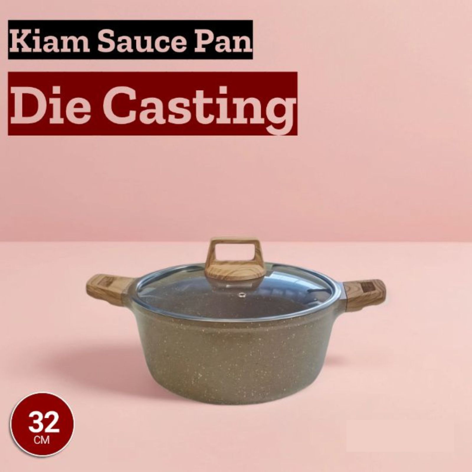 KIAM Die Casting Casserole 32cm